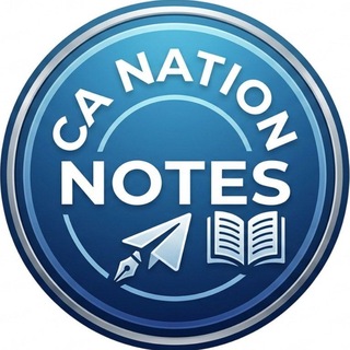 Telegram profile photo for CA Nation Notes by Aryan