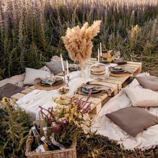 Telegram profile photo for Неспешно 🌿 Эстетические пикники🌿