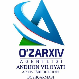 Telegram profile photo for Andijon viloyati arxiv ishi hududiy boshqarmasi