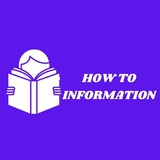 Telegram profile photo for HOW TO INFORMATION