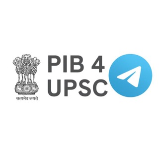 Telegram profile photo for PIB 4 UPSC