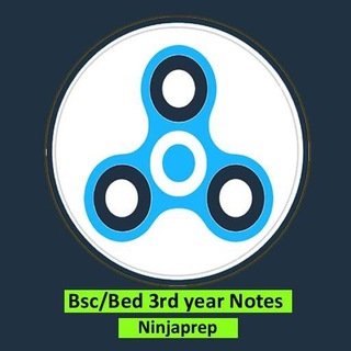 Telegram profile photo for Bsc/Bed 3rd year notes