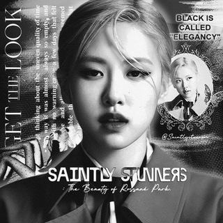 Telegram profile photo for Saintly Stunners "which symbolizes beauty and elegance."