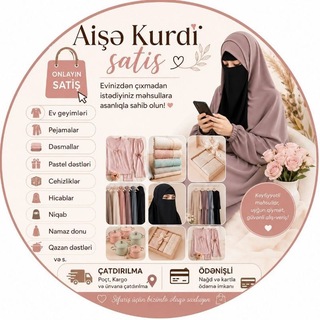 Telegram profile photo for AİŞƏ KURDİ SHOPPİNG 🛍️