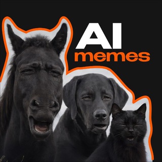 Telegram profile photo for AI memes NeuroSpark