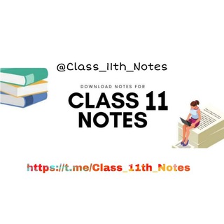 Telegram profile photo for Class 11th Notes