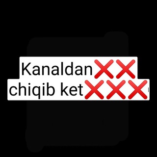 Telegram profile photo for Kanaldan Chiqib ket❌❌❌