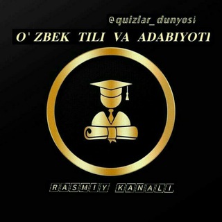 Telegram profile photo for O'zbek tili va adabiyoti