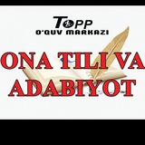Telegram profile photo for "Topp" Ona tili
