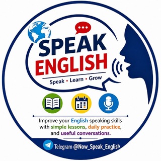Telegram profile photo for SPEAK ENGLISH