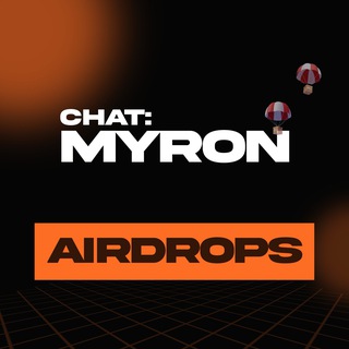 Telegram group profile photo for Chat MYRON: Airdrops