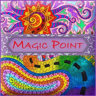 Telegram profile photo for Magic point. Галерея авторских работ💜