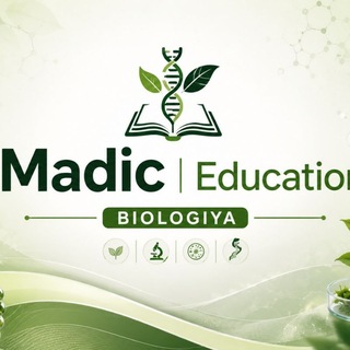 Telegram profile photo for Biologiya | Madic Education