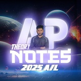 Telegram profile photo for 2025 Theory AP notes ✍️🎆