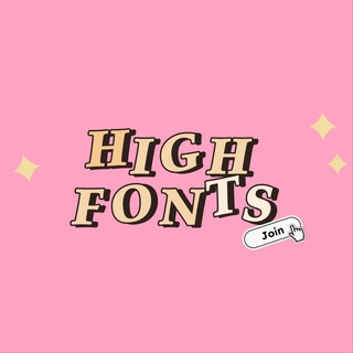 Telegram profile photo for HIGH FONTS