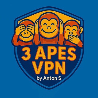 Telegram profile photo for 3 Apes VPN