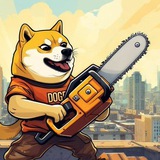 Telegram profile photo for DOGE MASCOT (CHAINSAW) PORTAL