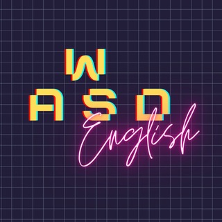 Telegram profile photo for WASD English. Английский по играм