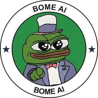 Telegram profile photo for BOME AI-$BOME NEWS