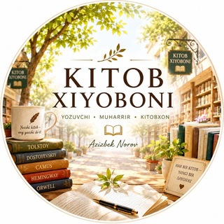 Telegram profile photo for ✍️KITOB XIYOBONI✍️