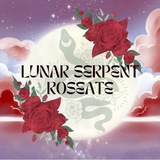 Telegram profile photo for Lunar Serpent Roseate.