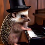Telegram profile photo for 🐸🦔🫶🏻Ёжик в шляпке играет на фортепиано 🫶🏻🦔🐸