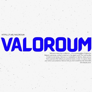 Telegram profile photo for VALOROUM