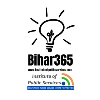 Telegram profile photo for Bihar365 - Bihar State Service Exams Guidance by Institute of Public Services