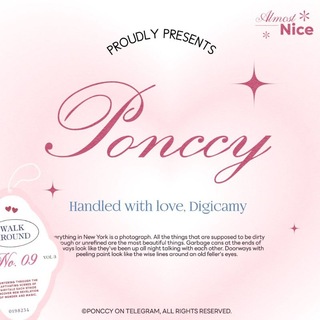 Telegram profile photo for ✶ ponccy — 📸