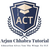 Telegram profile photo for ACT-Arjun Chhabra Tutorial