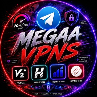 Telegram profile photo for 𝗠𝗘𝗚𝗔𝗔 𝗩𝗣𝗡'𝘀