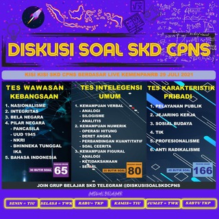 Telegram profile photo for DISKUSI SOAL SKD CPNS