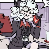 Telegram profile photo for Helltaker daily & cf. ♡゙