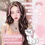 Telegram profile photo for 𓂃 ࣪ ִִֶ 아름다운 ; Blair de Kayins!