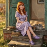 Telegram profile photo for Рыжая в галошах:рисуем,смотрим,читаем.