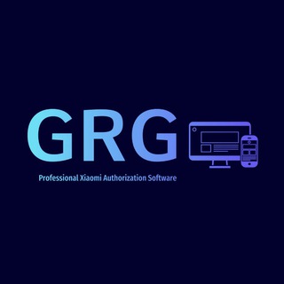 Telegram profile photo for GRG Xiaomi Authorization Tool News