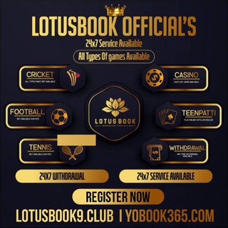 Telegram profile photo for LOTUSBOOK247 OFFICIAL'S BY YUVAN