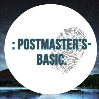 Telegram group profile photo for : POSTMASTER’S-BASIC.