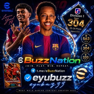 Telegram profile photo for eBuzzNation | eFootball ET