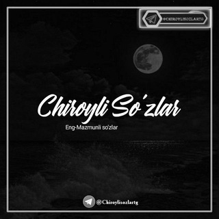 Telegram profile photo for Chiroyli Sozlar