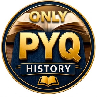 Telegram profile photo for ONLY PYQ - HISTORY