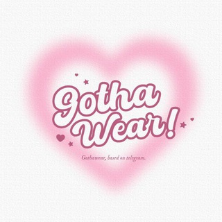 Telegram profile photo for GothaWear : OPEN! FW PINNED