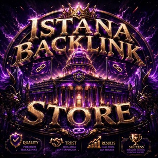 Telegram profile photo for ISTANA BACKLINK store | Domain
