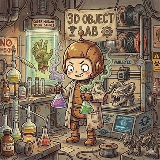 Telegram group profile photo for 3D Object Lab | STL