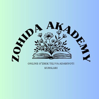 Telegram profile photo for Zohida academy |Ona tili