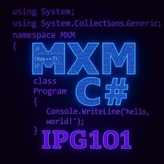 Telegram profile photo for IPG101 C# (mxm)