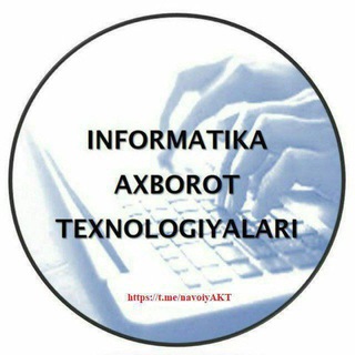 Telegram profile photo for INFORMATIKA VA AT 🇺🇿