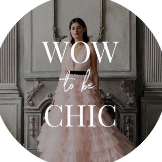 Telegram profile photo for WOW to be CHIC