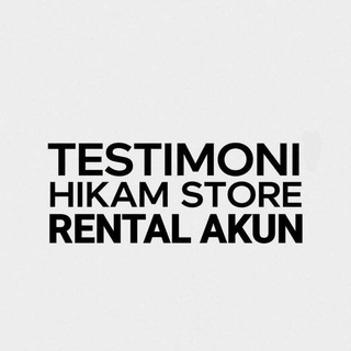 Telegram profile photo for TESTIMONI RENTAL HIKAM STORE