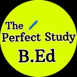 Telegram profile photo for The Perfect Study B.Ed